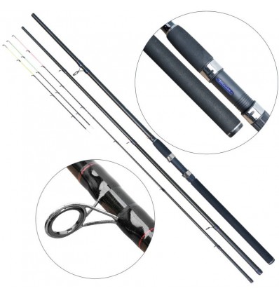 Lanseta feeder fibra de carbon Baracuda Storm Feeder 3.9 m