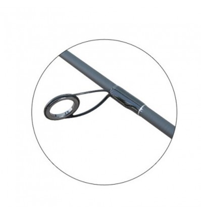 Lanseta spinning fibra de carbon Baracuda Black Pearl 2.05 m 8-23 g