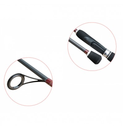 Lanseta fibra de carbon Baracuda pentru spinning ultra-light Vow 2.1 m