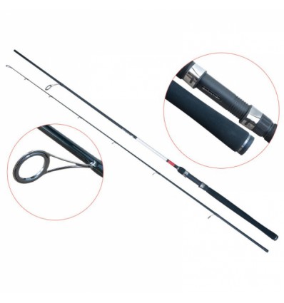 Lanseta spinning fibra de carbon Baracuda Predator XP 2.4 m