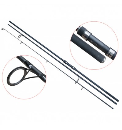 Lanseta fibra de carbon Baracuda Evolution Carp 3.9 m pentru crap