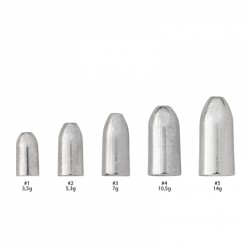 Set greutati tungsten Baracuda 10 bucati