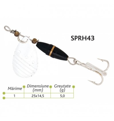 Lingurite rotative SPRH 43 - 1 de 5g Baracuda