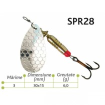 Lingurite rotative Spr 28 Baracuda 6g Lingurite rotative Spr 28 Baracuda 6g