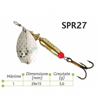 Lingurite rotative Spr 27 Baracuda 5g