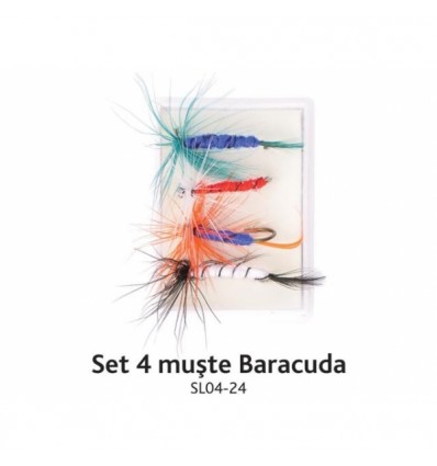 Set 4 muste Baracuda SL04- 24 (cutie)