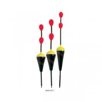 Set 3 plute lemn Baracuda flotabilitate 6/ 8/ 10 model S1