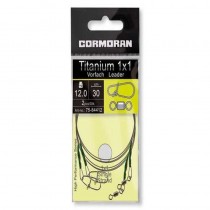 Struna Cormoran Titanium Cu Vartej Si Agrafa 20cm 2buc