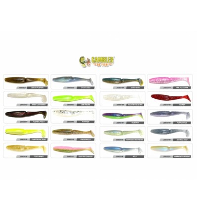 Shad Gambler TZ 7.6cm Pink Hologram 12buc