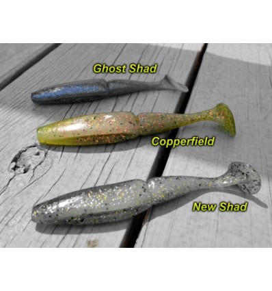 Shad Gambler EZ Swimmer 10.8cm Ghost Shad 7buc