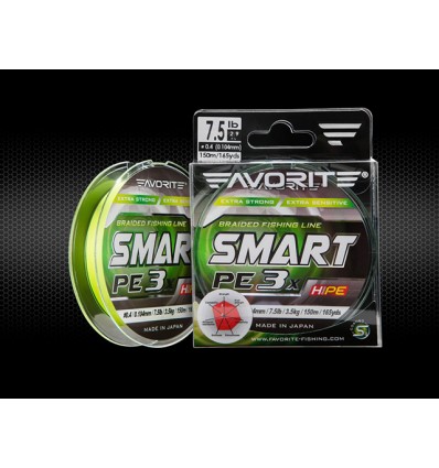 Fir textil Favorite Smart PE 3X Fluo Yellow 150m