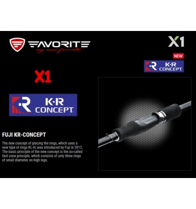 Lanseta Favorite X1 702MH 2.13m 7-28g Fast