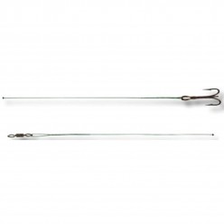 Struna Zebco 30cm cu Ancora Steel Leader Treble Hook