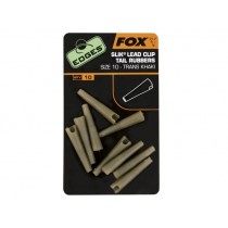 Conuri Fox Edges Slik Lead Clip Tail Rubber Nr.10 10buc/plic
