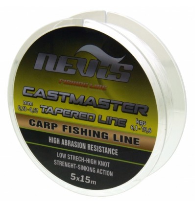 Fir Monofilament Shock Leader Conic Castmaster 15m