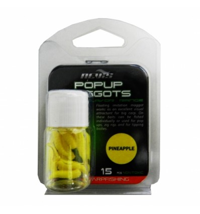 Nevis Pop-Up Maggots Yellow Pineapple 15buc