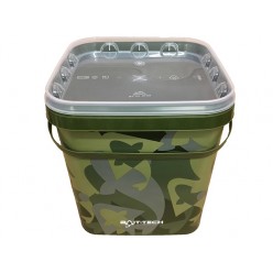 Galeata Bait-Tech Camo Bucket and Lid 5L