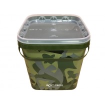Galeata Bait-Tech Camo Bucket and Lid 5L Galeata Bait-Tech Camo Bucket and Lid 5L