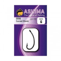 Carlige Crap Ashima Curved Shank C510 10 Buc/plic