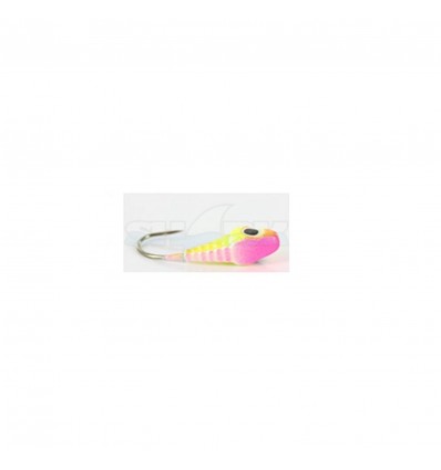 Mormusca Shark LM0055/1 Rosu Galben 0.80gr 18mm 5buc