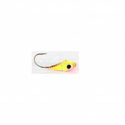 Mormusca Shark LM0055/1 Rosu Galben 0.80gr 18mm 5buc