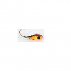 Mormusca Shark LM0055/3 Rosu Negru 0.80gr 18mm 5buc