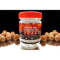 Dudi Bait Boilies Carlig Mister Red Caramele Solubile 100g