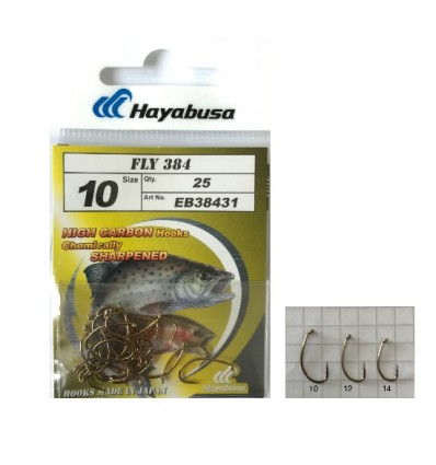 Carlige Hayabysa Fly 384 BZ 25buc/plic