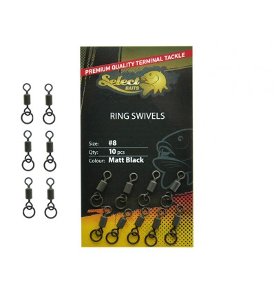 Vartejuri Select Baits Ring Swivels Nr. 8 10buc/plic