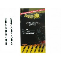 Vartejuri cu agrafa rapida Select Baits Quick Change Swivels Nr.8 10buc/plic
