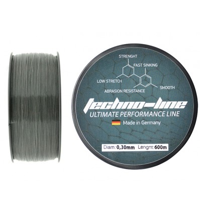 Fir Select Baits Techno-Line 600m Titan Grey 600m
