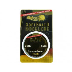 Fir textil Select Baits Soft Braid Hooklink 25lbs 15m