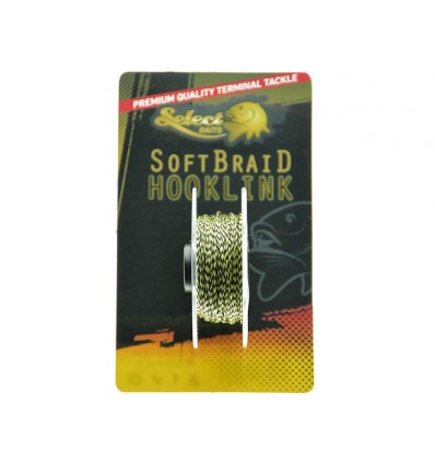 Fir textil Select Baits Soft Braid Hooklink 25lbs 15m