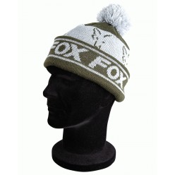 Caciula Fox Green/Silver Lined Bobble