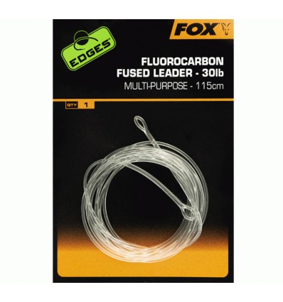 Montura Fox Edges Fluorocarbon Fused Leader 115cm 30lbs