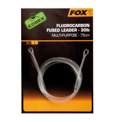 Montura Fox Edges Fluorocarbon Fused Leader 75cm 30lbs