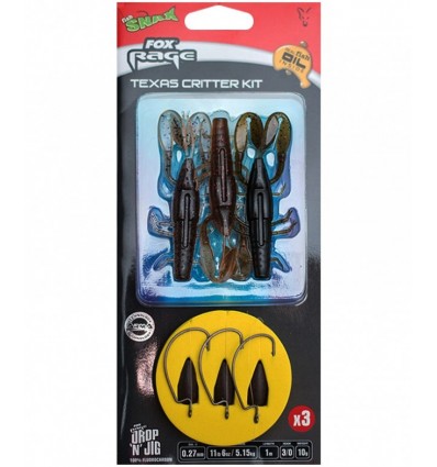 Kit Fox Rage Texas Critter 0.27mm/10g/1.0m 3buc/blister