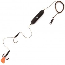 Montura Pentru Somn Fox Rage Cat Subfloat Lite Powerpoint Single & Treble Hook Rig 128cm 80kg