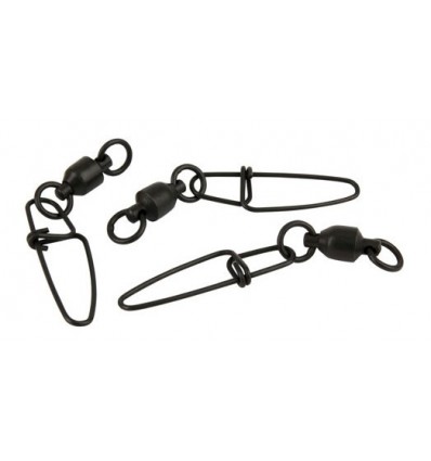 Vartej Cu Agrafa Fox Rage Cat Ball Bearing Snap Link Swivels 3 Buc/plic