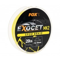 Fir Textil Fox Exocet Mk2 Spod Braid Yellow 0.18mm 20lbs 300m Fir Textil Fox Exocet Mk2 Spod Braid Yellow 0.18mm 20lbs 300m