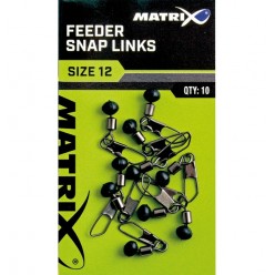 Vartej Cu Margea Culisanta Si Agrafa Matrix Feeder Bead Snap Links 10buc/plic