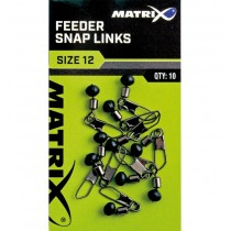 Vartej Cu Margea Culisanta Si Agrafa Matrix Feeder Bead Snap Links 10buc/plic