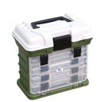 Cutie pescar Baracuda A013 270x160x260 mm verde/alb
