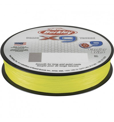Berkley Textil X9 Fluro Verde 150m