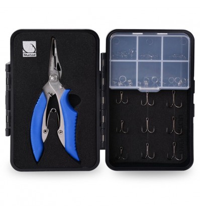 Kit Mustad Finesse Perch/trout Cu Cleste Pentru Inele + Accesorii