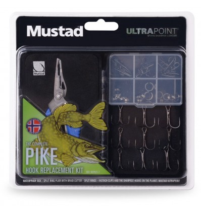 Kit Mustad Finesse Pike Cu Cleste Pentru Inele + Accesorii