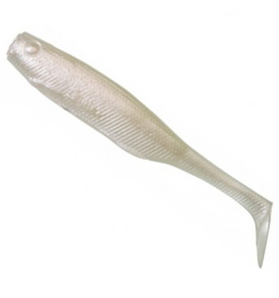 Shad Sensas Soft Bait Gunki Peps 9cm White Flash 5buc