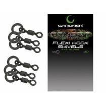 Vartejuri Gardner Covert Flexi Hook Swivels 10buc Vartejuri Gardner Covert Flexi Hook Swivels 10buc