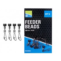 Agrafa cu vartej si margea Preston Feeder Beads 8buc Agrafa cu vartej si margea Preston Feeder Beads 8buc