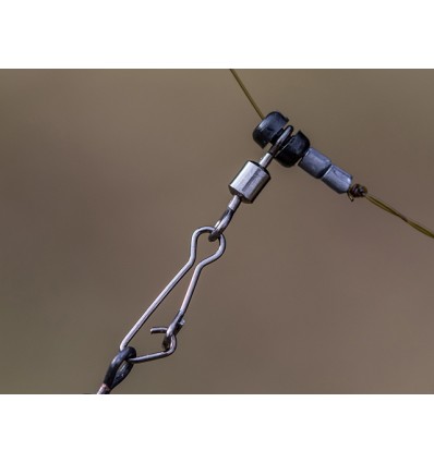 Agrafa cu vartej si margea Preston Feeder Beads 8buc